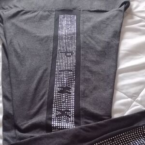 Victoria's Secret Pink Black Yoga Leggings